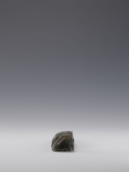 Sage, unknown sculptor; figurine; Chinese; sages; Qing dynasty 1644–1911; 19th century; grey-green