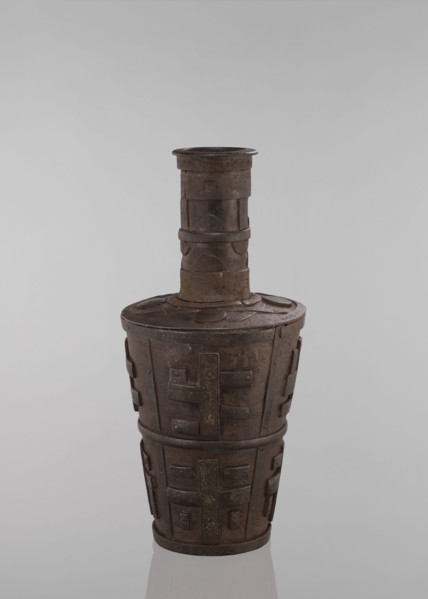 Jug, vessels, Tibetan culture, vases, meander ornament, symbols, Buddhist art, vessel tapering