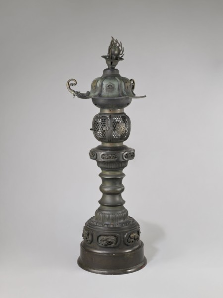Temple lantern, Japanese, Edo period Man'en 1860–1861, 9th month of the Year of the Monkey, 1860.