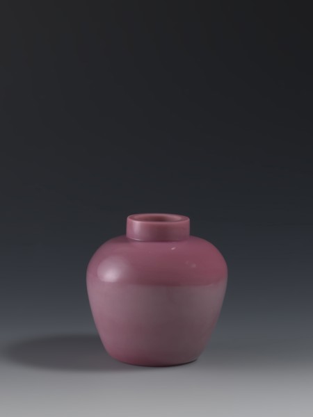 Ginger vessel, gift, Chinese, Qing 1644–1911, ovoid storage pot with a short collar, mid-19th