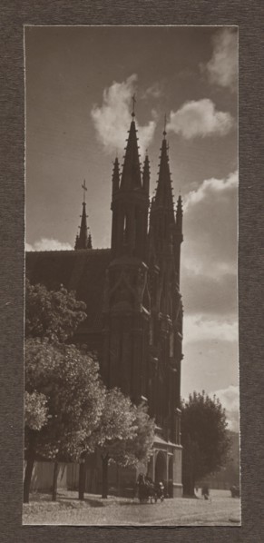 St. Anne's Church; photograph, St. Anne's Church Vilnius, Vilnius Lithuania, 1912; photograph,