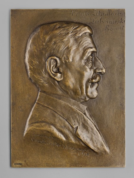 Prince Zdzislaw Lubomirski regent; Chodzinski, Kazimierz Mieczyslaw 1861–1921 medalist/author;