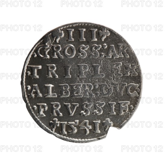 trojak; maker: Schilling, Maciej mintmaster; co-creator: Decjusz, Jost Ludwik fl. 1528–1535, mint