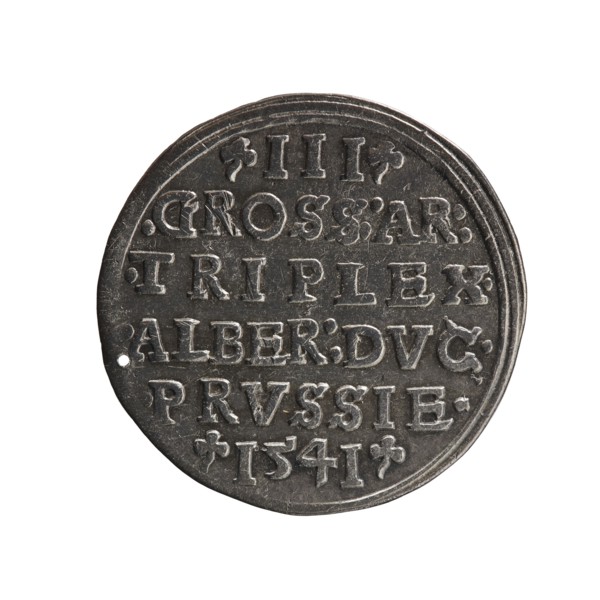 Trojak coin by Maciej Schilling mintmaster and co-creator Jost Ludwik Decjusz fl. 1528–1535;
