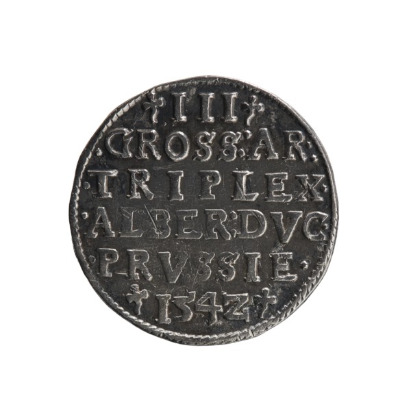 Trojak; maker: Straub Strawb, Heinrich mintmaster; co-creator: Decjusz, Jost Ludwik fl. 1528–1535,