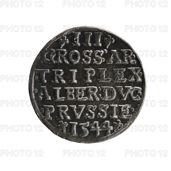trojak, Schilling, Maciej mintmaster; Decjusz, Jost Ludwik fl. 1528–1535 co-creator; mint manager.