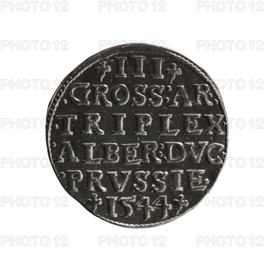 Trojak; Schilling, Maciej mintmaster/publisher; Decjusz, Jost Ludwik fl. 1528–1535 co-creator, mint