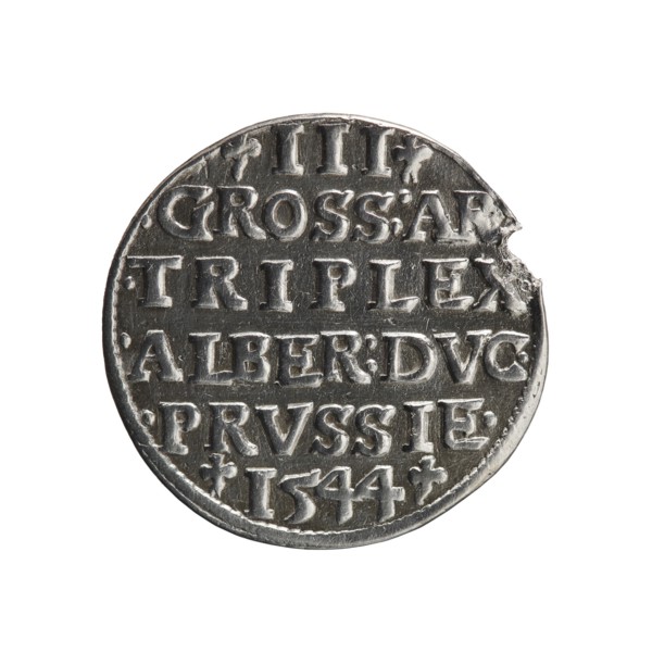 Trojak; maker: Schilling, Maciej mintmaster; co-creator: Decjusz, Jost Ludwik fl. 1528–1535, mint