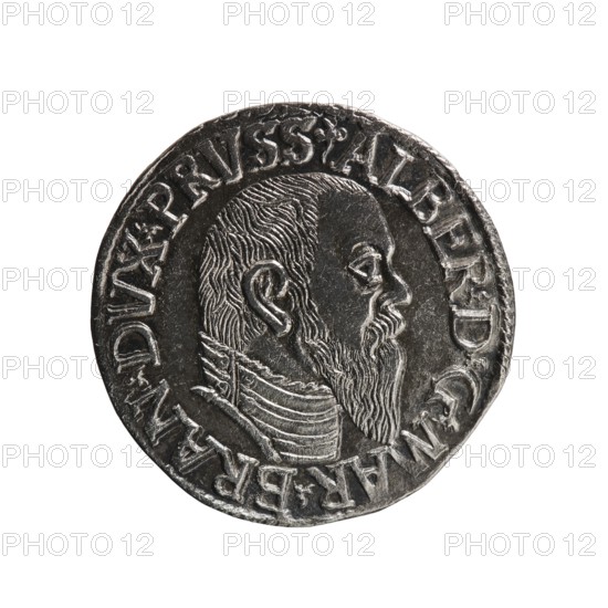 Trojak coin by Schilling, Maciej mintmaster and co-creator Decjusz, Jost Ludwik fl. 1528–1535 mint