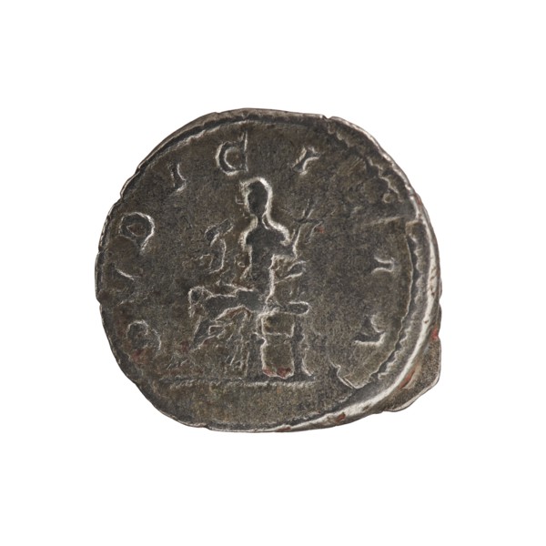 Denarius, Elagabalus 204–222; Roman emperor 218–222. Obverse: IVLIA MAESA AVG — draped bust of