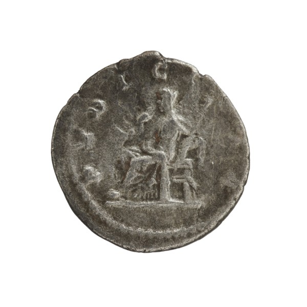 Denarius of Julia Maesa ca. 160–224; Augusta 218–224. Obverse: Draped bust of Julia Maesa facing