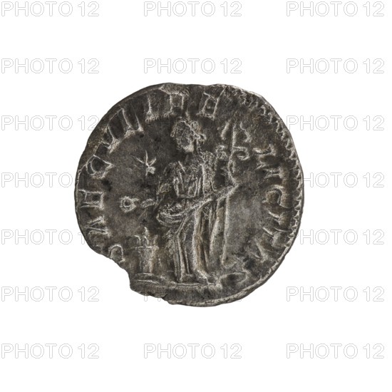 Denarius, Elagabalus 204–222; Roman emperor 218–222. Roman Empire. Obverse: IVLIA MAESA AVG —
