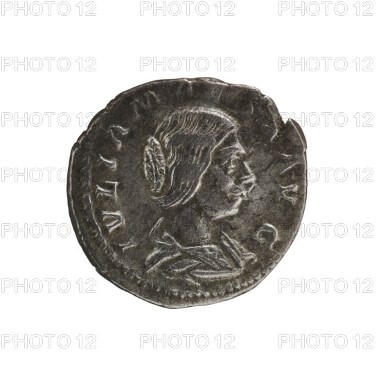Denarius, Elagabalus 204–222; Roman emperor 218–222. Obv.: IVLIA MAESA AVG — Draped bust of Julia