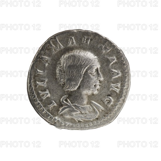 Denarius, Elagabalus 204–222; Roman emperor 218–222. Obv.: IVLIA MAESA AVG — Draped bust of Julia