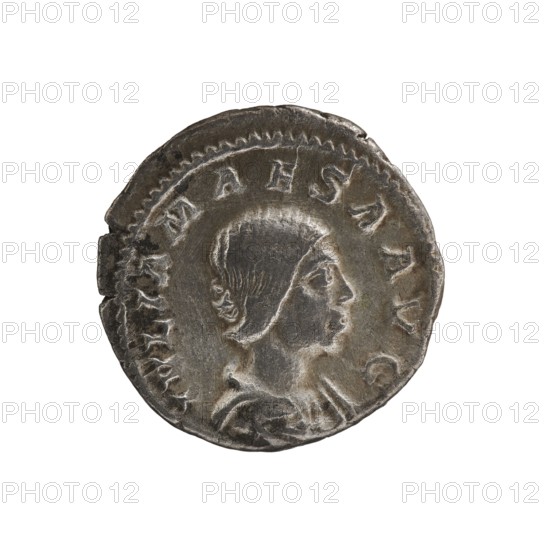 Denarius, Elagabalus 204–222; Roman emperor 218–222. Obv.: IVLIA MAESA AVG — Draped bust of Julia