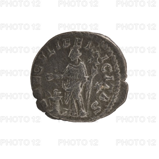 Denarius, Elagabalus 204–222; Roman emperor 218–222. Obverse: IVLIA MAESA AVG — Draped bust of