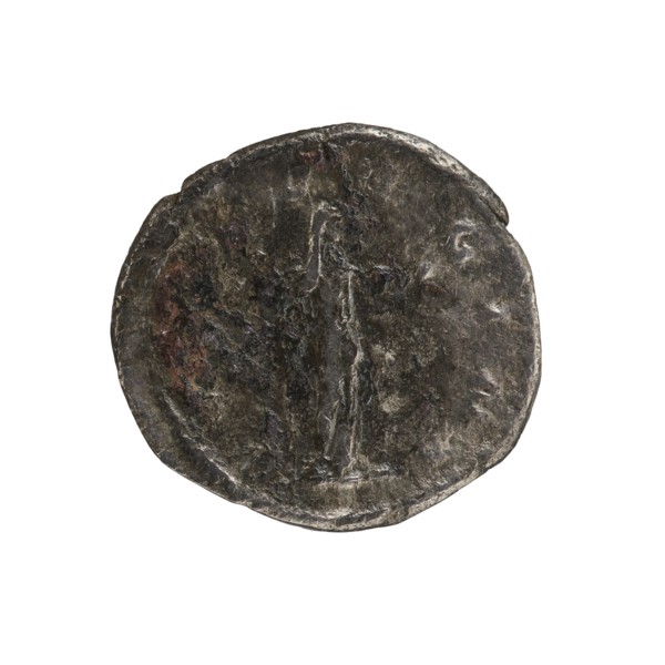 Denarius, Elagabalus reigned 218–222. Issued by Julia Soaemias Augusta, 218–222. Obverse: Draped