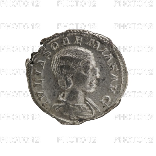 Denarius, Elagabalus 204–222; Roman emperor 218–222. Issuer: Julia Soaemias 180–222; Augusta