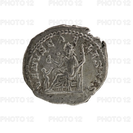 Denarius, Elagabalus Roman emperor 218–222. Issued under Julia Soaemias Augusta 218–222. Obverse: