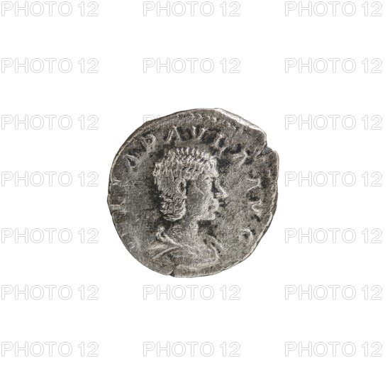 Denarius, Elagabalus Roman emperor 218–222 issuer, Julia Paula Roman empress 219–220. Obv.: