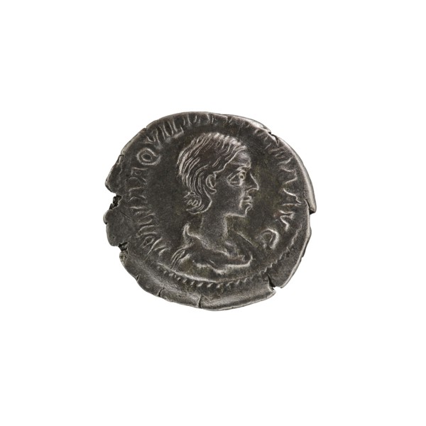 Denarius, Elagabalus 204–222; Roman emperor 218–222. Issuer: Aquilia Severa fl. 220–222; Roman