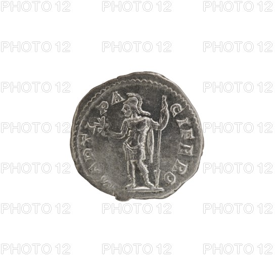 Denarius, Alexander Severus 208–235; Roman emperor 222–235. Obverse: IMPCMAVRSEVALEXANDAVG — Bust