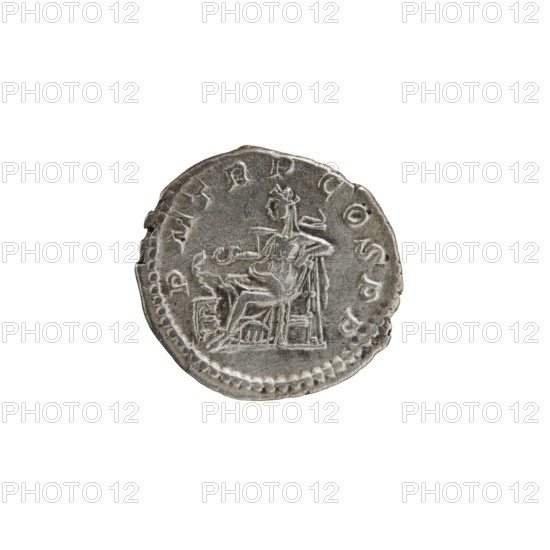 Denarius, Alexander Severus Roman emperor, 222–235 — iconography: Salus personification. Obverse: