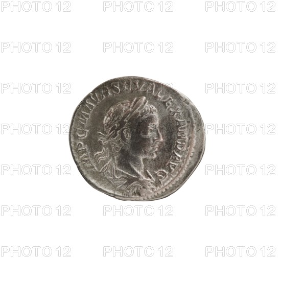 Denarius, Salus personification, Alexander Severus Roman emperor; 222–235 — Obv.: