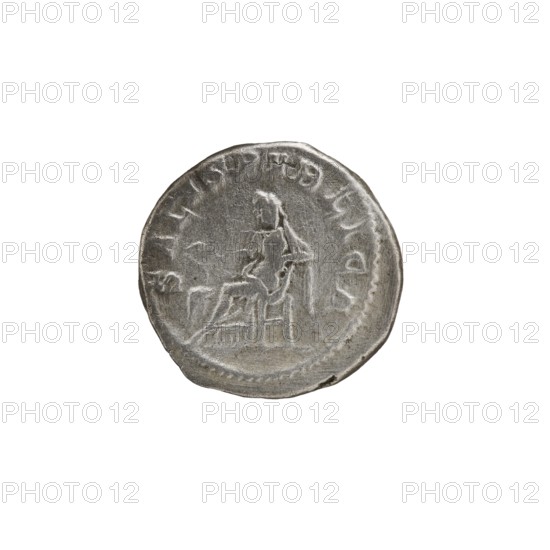 Denarius, personifications, Alexander Severus Roman emperor; 222–235 — iconography: Salus