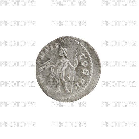 Denarius, Roman deities, Alexander Severus Roman emperor; 222–235 — iconography: Jupiter. Obv.: