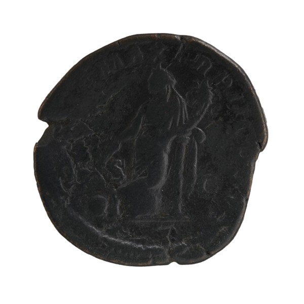 Sestertius depicting personifications; Alexander Severus Roman Emperor, 222–235 — iconography: