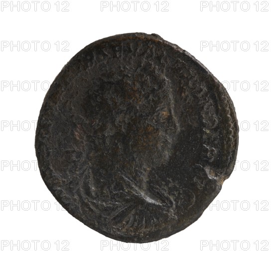 Sestertius; obverse: bust of Alexander Severus Roman Emperor, 222–235 in laurel wreath, armor and
