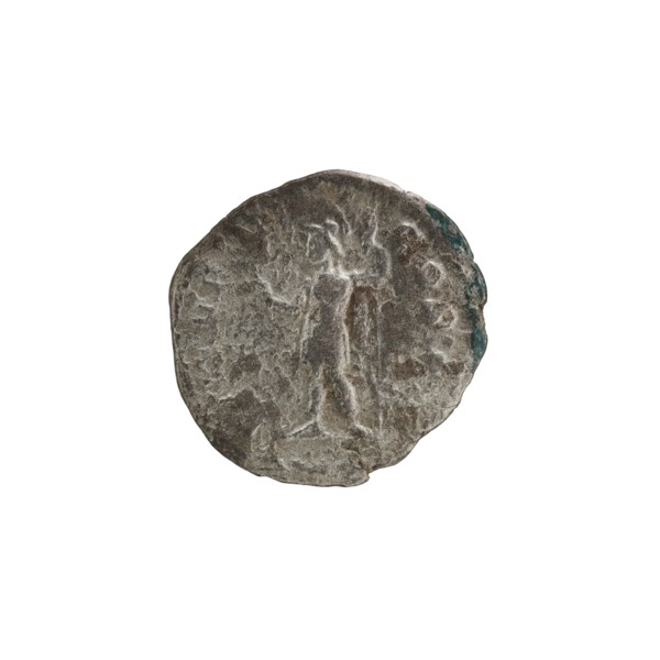 Denarius of Alexander Severus reigned 222–235 CE. Obverse: Bust of Alexander Severus right, wearing
