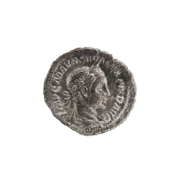 Denarius, personifications, Alexander Severus Roman emperor; 222–235 — iconography: Salus