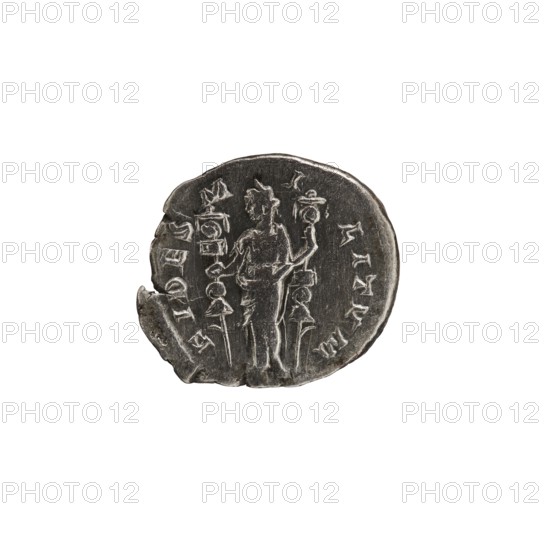 Denarius, personifications. Alexander Severus Roman emperor; 222–235 — iconography: Fides Fidelity,