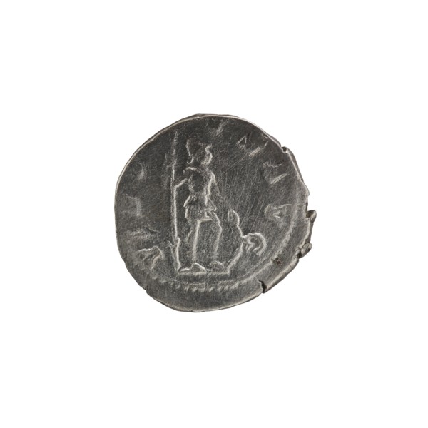 Denarius, Alexander Severus Roman emperor; 222–235. Obverse: Bust of Alexander Severus with laurel
