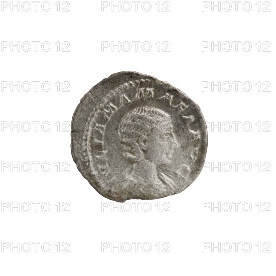 Denarius; obverse: Julia Mamaea ca. 180–235; Augusta 222–235, issuer: Alexander Severus 208–235;