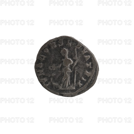 Denarius depicting Julia Mamaea ca. 180–235; Augusta 222–235 and Alexander Severus 208–235; Roman