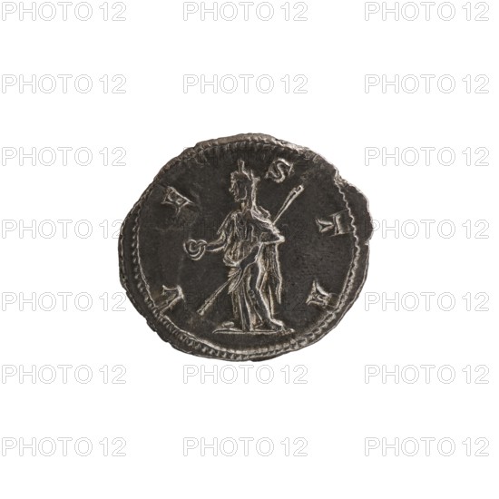 Denarius depicting Julia Mamaea ca. 180–235; Augusta 222–235 and Alexander Severus 208–235; Roman