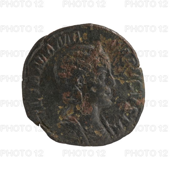 Sestertius, Julia Mamaea ca. 180–235; Augustus 222–235 co-creator; Alexander Severus 208–235; Roman