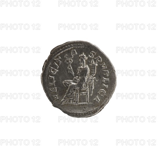 Denarius depicting Julia Mamaea ca. 180–235; Augusta 222–235 and Alexander Severus 208–235; Roman