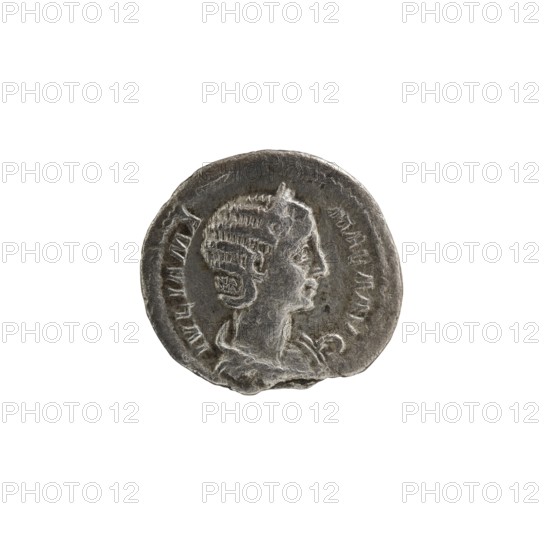 Denarius, Julia Mamaea ca. 180–235; Augusta 222–235, co-creator; Alexander Severus 208–235; Roman