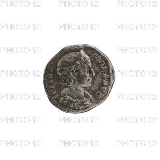 Denarius, Julia Mamaea ca. 180–235 and Alexander Severus 208–235, Roman emperor 222–235 issuer,