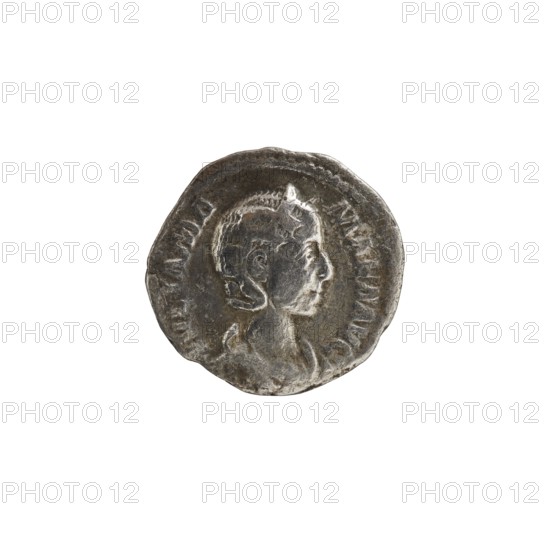 Denarius, obverse: Julia Mamaea ca. 180–235; Augusta 222–235; reverse: Alexander Severus 208–235;