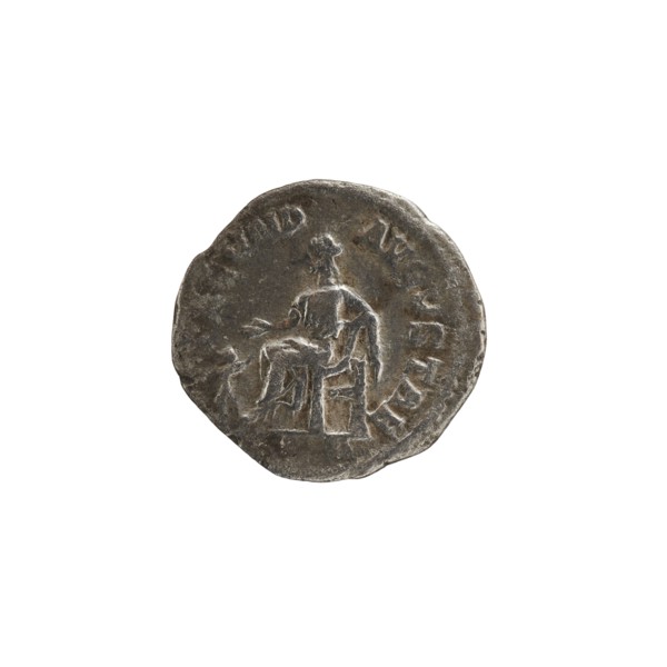 Denarius depicting Julia Mamaea ca. 180–235; Augusta 222–235 and Alexander Severus 208–235; Roman
