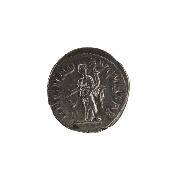 Denarius depicting Julia Mamaea ca. 180–235; Augusta 222–235 and Alexander Severus 208–235; Roman