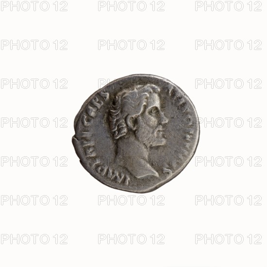 Denarius, Hadrian 76–138; Roman emperor 117–138 and Antoninus Pius 86–161; Roman emperor 138–161.