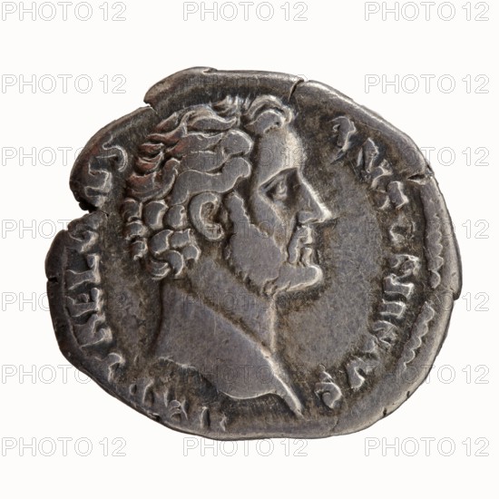 Denarius, Hadrian 76–138; Roman emperor 117–138 issuer, Antoninus Pius 86–161; Roman emperor