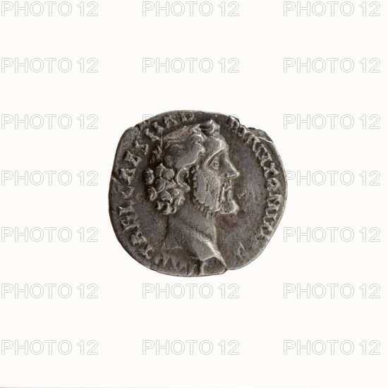 Denarius, Antoninus Pius 86–161; Roman Emperor 138–161. Obverse: head of Antoninus Pius uncovered