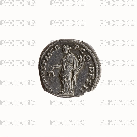 Denarius, Antoninus Pius 86–161; Roman Emperor 138–161. Obverse: head of Antoninus Pius uncovered